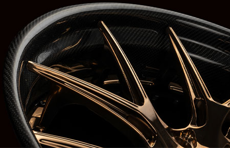 agluxury wheels agl75 spec3 polished liquid bronze carbon fiber forged concave wheels custom 22in 22inch vossen hre anrky rotiform split spoke