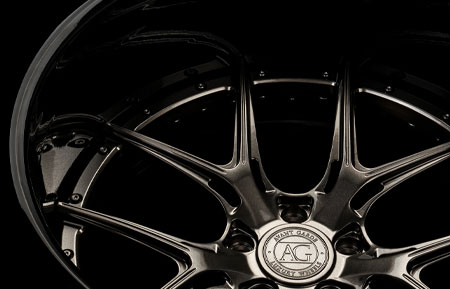 agluxury wheels agl75 house of colors space gray gloss black spec1 spec 1 forged concave wheels custom 24in 24inch vossen hre anrky rotiform split spoke