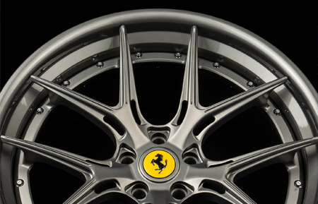 agluxury wheels agl75 matte gloss anthracite gunmetal spec3 spec 3 carbon fiber forged concave wheels custom 24in 24inch brixton al13 mvforged vossen hre anrky rotiform split spoke ferrari 488 f8 tributo 458 360