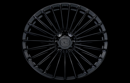 agluxury wheels agl88 gloss black forge monoblock bespoke 23inch flow form forged rims concave custom monoblock aftermarket