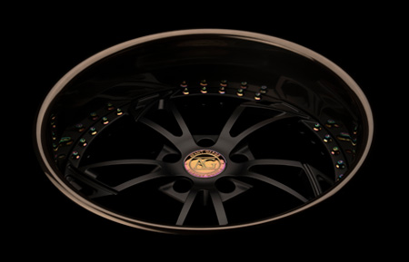 agluxury wheels agl47 matte black polished smoke mirror lip neochrome hardware custom concave forged three piece bespoke rims deep dish directional rotiform vossen forgiato
