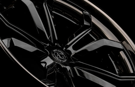 agluxury wheels agl37 spec2 tesla model x rims custom concave forged multipiece gloss black polished candy