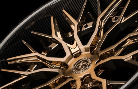 agluxury wheels agl43 forged spec2 agwheels avant garde brushed liquid bronze face carbon fiber lip gloss black hardware concave custom  rim rims tire tires custom vossen vellano hre adv.1 anrky forgiato flow
