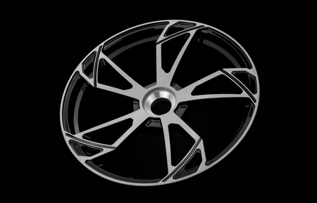 agluxury wheels agl47 two tone two-tone matte grey colormatch gloss black windows monoblock custom concave forged bespoke rims deep dish directional rotiform vossen forgiato brixton centerlock porsche