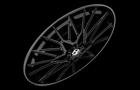 agluxury wheels agl58 spec3 matte black gloss bentley continental gtc skyline speed tuning custom forged three piece vossen forgiato velos designwerks rotiform multispoke mesh