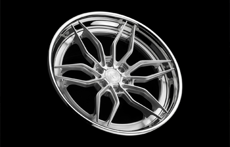 agluxury wheels agl64 forge spec3 brushed with chrome lip 6lug 6 spoke custom concave forged bespoke rims vossen vellano adv1 forgiato velos designwerks anrky brixton al13
