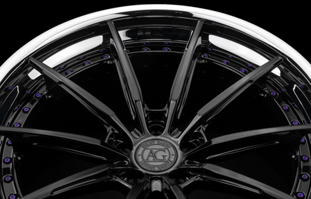 agluxury wheels agl74 monoblock forged concave wheels polished custom 22in 22inch vossen hre anrky rotiform split spoke ferrari 488 gtb 458 pista f8 tributo