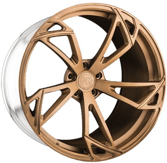 agl47 concave monoblock agluxury agwheels avant garde wheel wheels rim rims brushed grigio graphite gray five spoke rotation lamborghini ferrari lambo custom