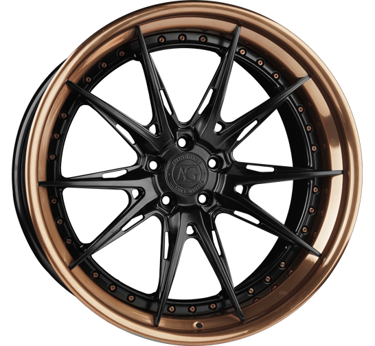 agluxury wheels agl59 duoblock duo-block two piece gloss black custom concave forged bespoke rims mesh dodge challenger hellcat vossen vellano adv1 forgiato velos designwerks